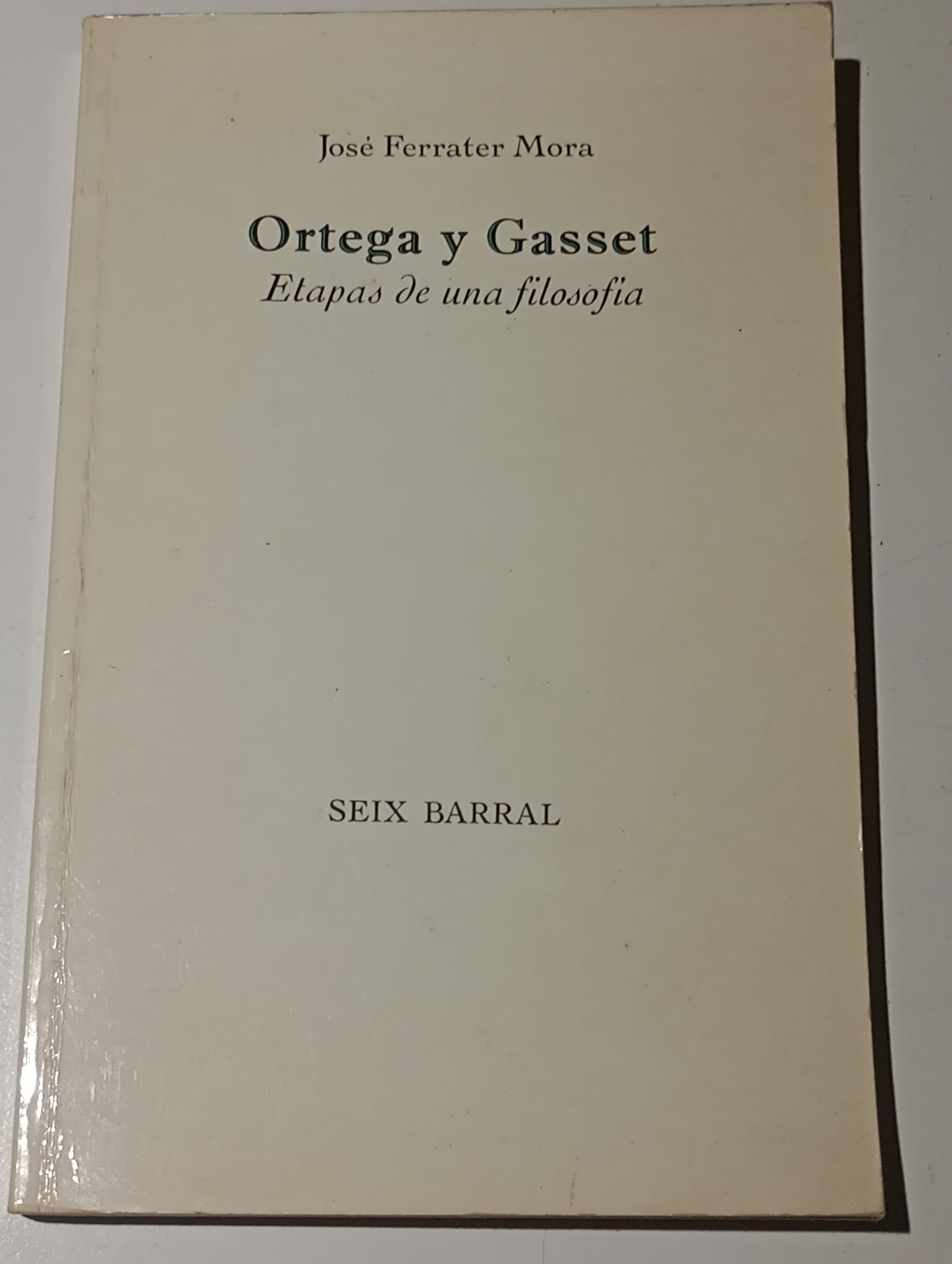 Etapas de una filosofía